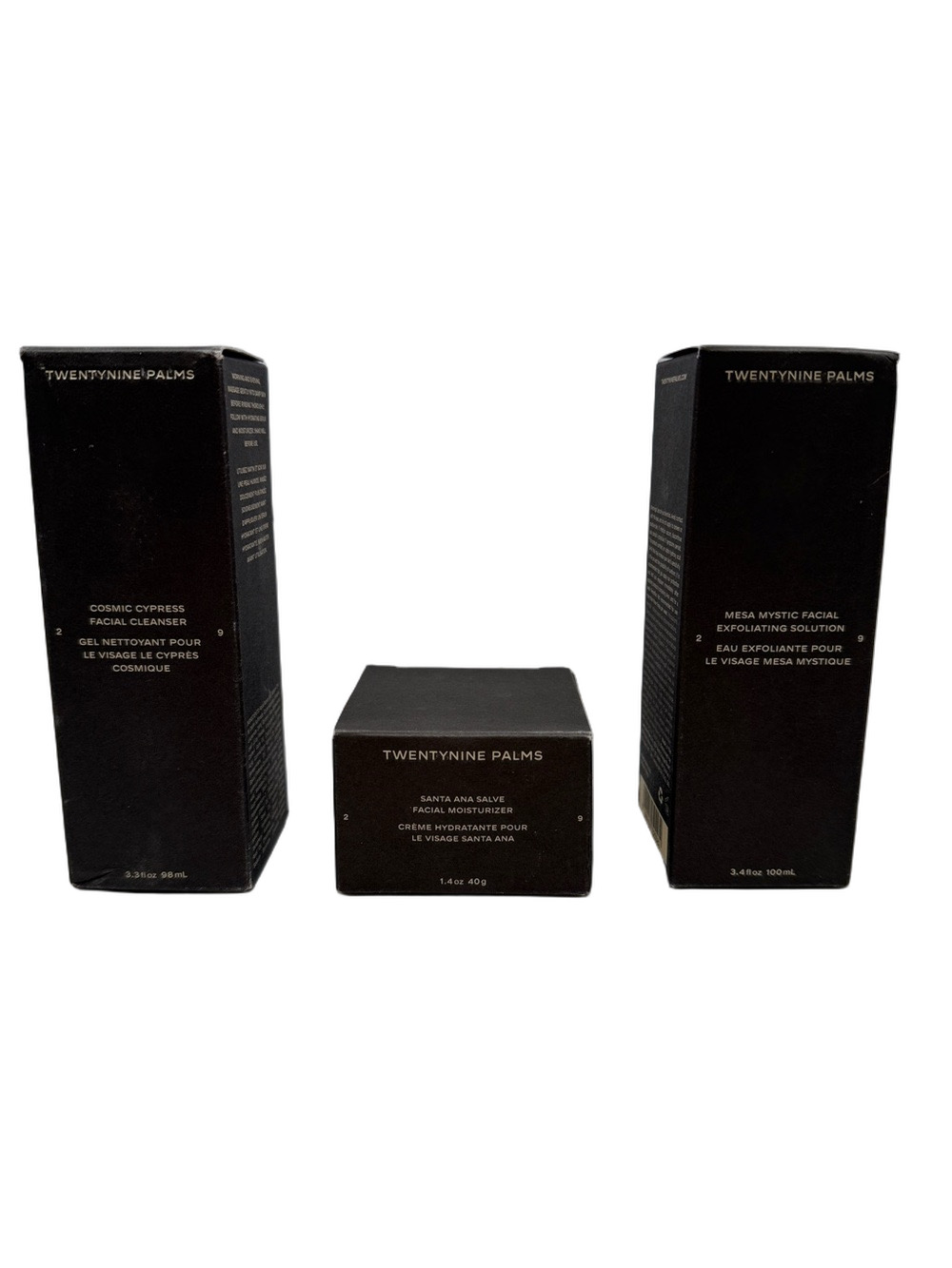 29 Palms Bundle - Facial Cleanser, Moisturizer + Facial Exfoliant
